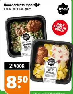 Poiesz Noordertrots maaltijd aanbieding