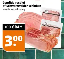 Poiesz Gegrilde rosbief of Schwarzwalder schinken aanbieding