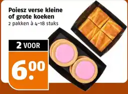 Poiesz Poiesz verse kleine of grote koeken aanbieding