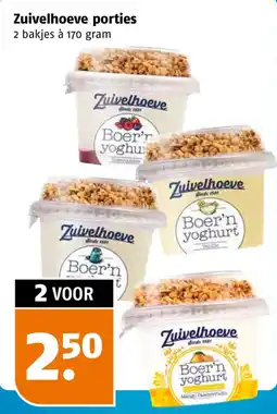 Poiesz Zuivelhoeve Boer'n yoghurt aanbieding