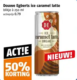 Poiesz Douwe Egberts ice caramel latte aanbieding