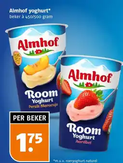 Poiesz Almhof yoghurt aanbieding