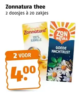 Poiesz Zonnatura thee aanbieding
