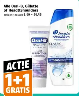 Poiesz Alle Oral-B, Gillette of Head&Shoulders aanbieding