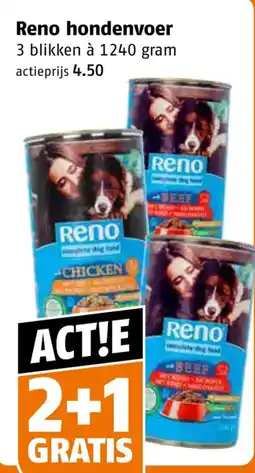 Poiesz Reno hondenvoer aanbieding