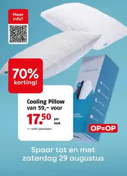 Poiesz Cooling pillow aanbieding