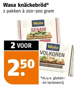 Poiesz Wasa knäckebröd aanbieding
