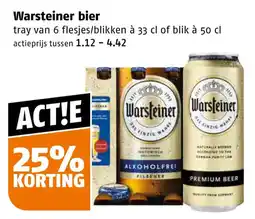 Poiesz Warsteiner bier aanbieding