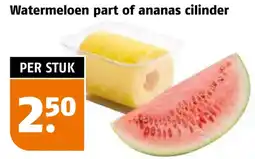 Poiesz Watermeloen part of ananas cilinder aanbieding