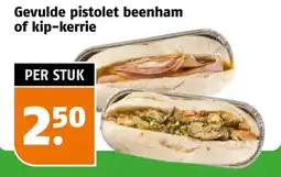 Poiesz Gevulde pistolet beenham of kip-kerrie aanbieding