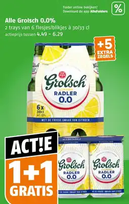 Poiesz Alle Grolsch 0.0% aanbieding