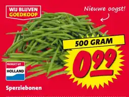 Nettorama Sperziebonen aanbieding