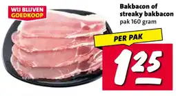 Nettorama Bakbacon of streaky bakbacon aanbieding