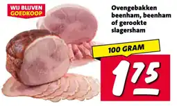 Nettorama Ovengebakken beenham, beenham of gerookte slagersham aanbieding