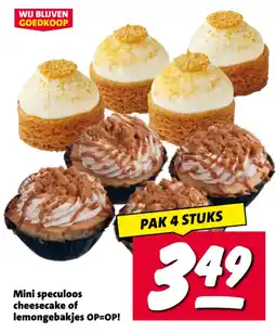 Nettorama Mini speculoos cheesecake of lemongebakjes aanbieding