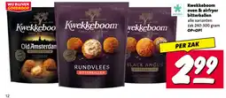 Nettorama Kwekkeboom oven & airfryer bitterballen aanbieding