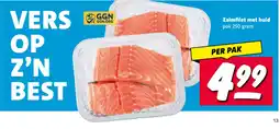 Nettorama Zalmfilet met huid aanbieding