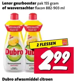 Nettorama Dubro afwasmiddel citroen aanbieding