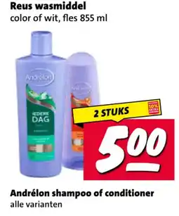 Nettorama Andrélon shampoo of conditioner aanbieding