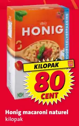 Nettorama Honig macaroni naturel aanbieding