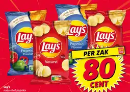 Nettorama Lay's naturel of paprika aanbieding