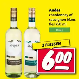 Nettorama Andes chardonnay of sauvignon blanc aanbieding