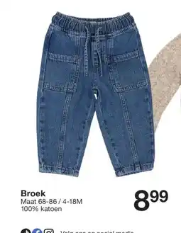Zeeman Broek aanbieding