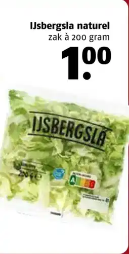 Poiesz IJsbergsla naturel aanbieding