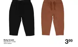Zeeman Baby broek aanbieding