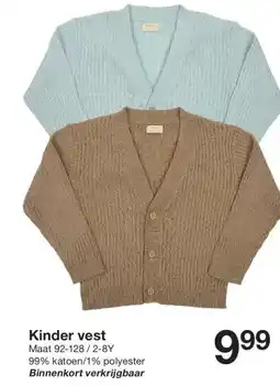 Zeeman Kinder vest aanbieding