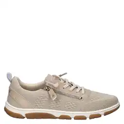 Wehkamp Mustang sneakers met logo - zand aanbieding