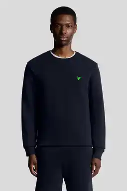 Wehkamp Lyle & Scott sweater donkerblauw aanbieding