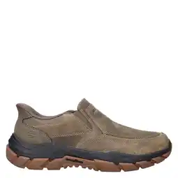 Wehkamp Skechers Hands Free Slip-Ins Santoro Archaic leren instappers met profielzool - taupe aanbieding