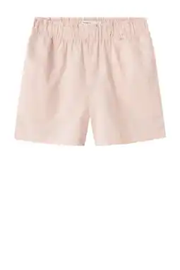 Wehkamp NAME IT KIDS casual short NKFFALINNEN licht oudroze aanbieding