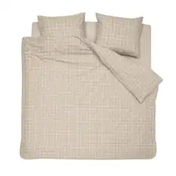 Wehkamp Cinderella flanellen dekbedovertrek 2-persoons beige (200x220 cm) aanbieding
