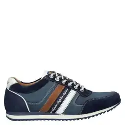 Wehkamp Australian Camaro leren sneakers blauw aanbieding