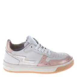 Wehkamp Red Code leren sneakers wit/roze aanbieding