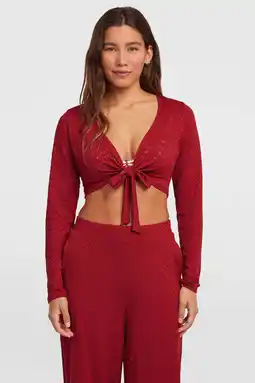 Wehkamp O'Neill top rood aanbieding