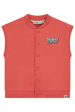 Wehkamp Stains&Stories gilet oranje aanbieding