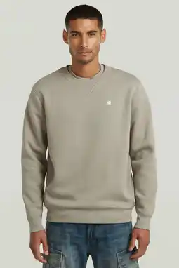 Wehkamp G-STAR sweater grijsgroen aanbieding