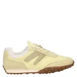 Wehkamp Nelson suède sneakers lichtgeel aanbieding