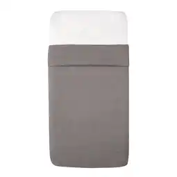 Wehkamp Witlof for kids Tuck-Inn wiegdeken Warm Grey velvet Rib aanbieding