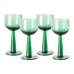 Wehkamp HKLIVING wijnglas the emeralds (set van 4) aanbieding