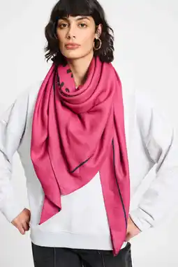 Wehkamp POM Amsterdam sjaal Un Croissant SVP roze aanbieding