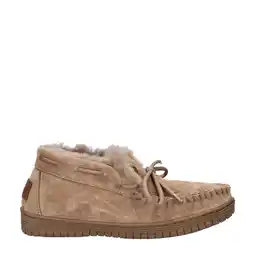 Wehkamp Warmbat Australia suède pantoffels taupe aanbieding