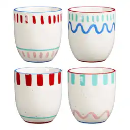 Wehkamp Mica Decorations mok Ariane (set van 4) (Ø9 cm) aanbieding