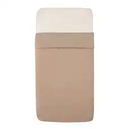 Wehkamp Witlof for kids Tuck-Inn all season ledikantdeken Urban Taupe velvet rib aanbieding