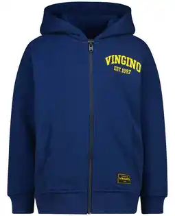 Wehkamp Vingino sweatvest blauw aanbieding