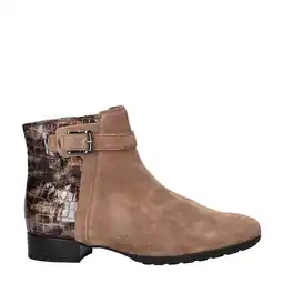 Wehkamp Gabor Comfort suède enkellaarzen taupe aanbieding