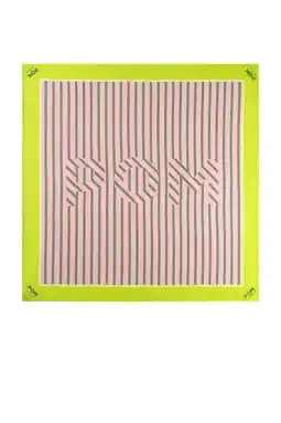 Wehkamp POM Amsterdam sjaal POM Stripes roze/groen aanbieding